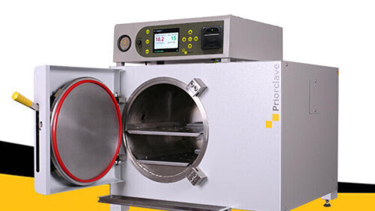 Easy-Clean Beneath Priorclave Benchtop Autoclave